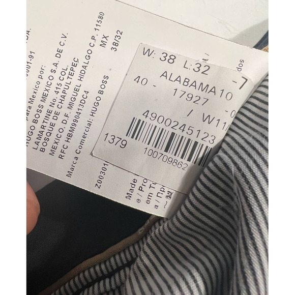 Hugo Boss Alabama 10 - Straight Cut Black 38/32 - Picture 5 of 6